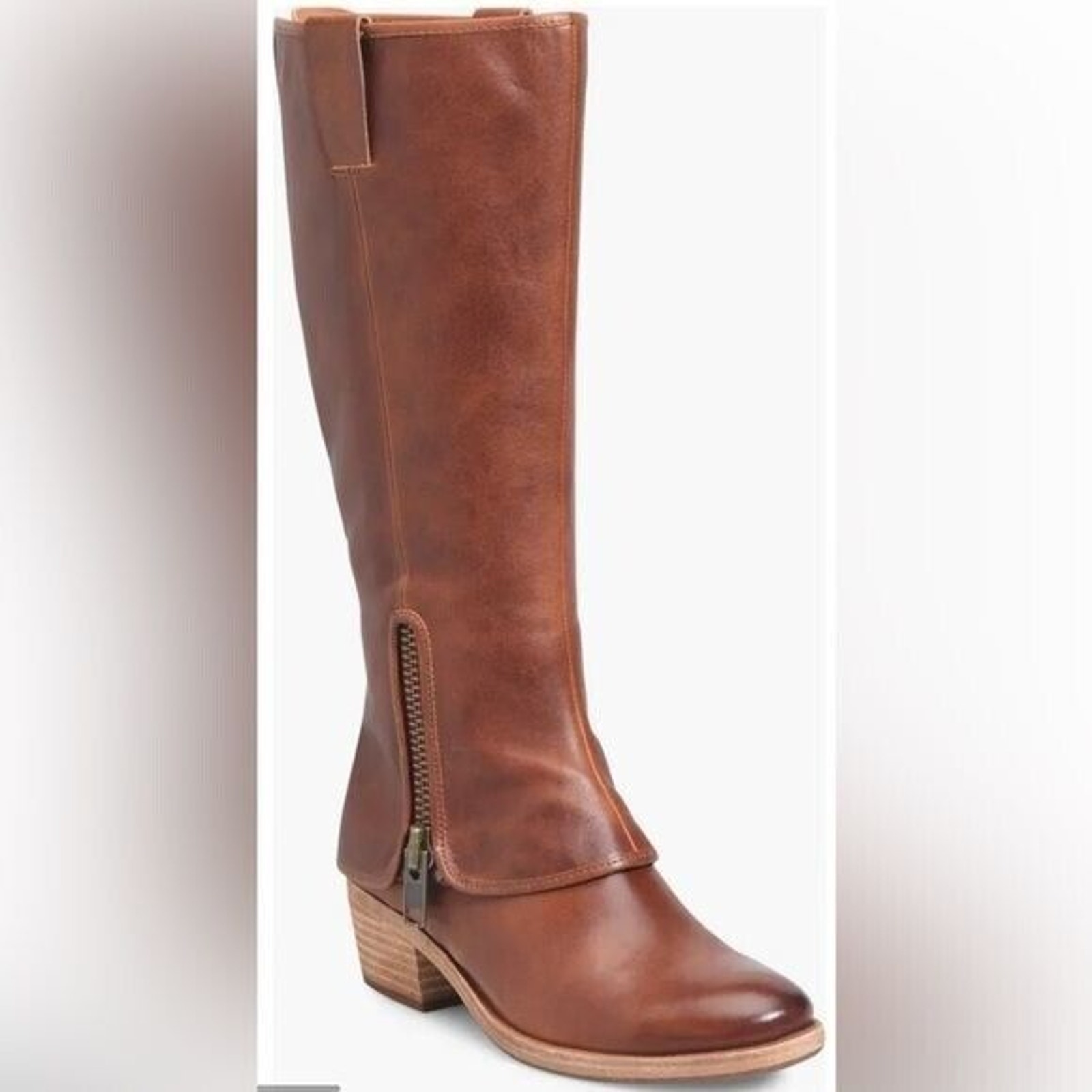 New Kork-Ease Kayla Ii Knee High Boot Brown Sz 6.5 Cowboy 7308318 Tall Riding